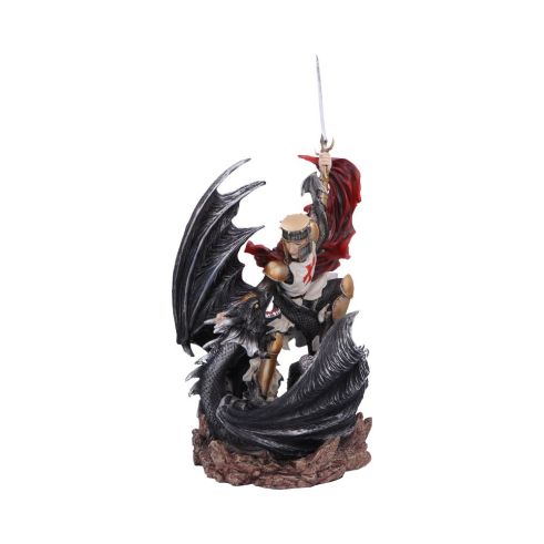 Legend’s Fall – Templar Knight vs Dragon Resin Figurine