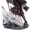 The Price of Valour – Heroic Knight Over Slain Dragon Figurine