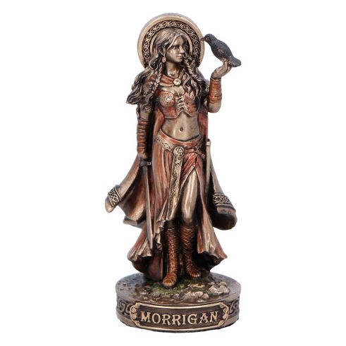 Morrigan and Crow Mini Figurine