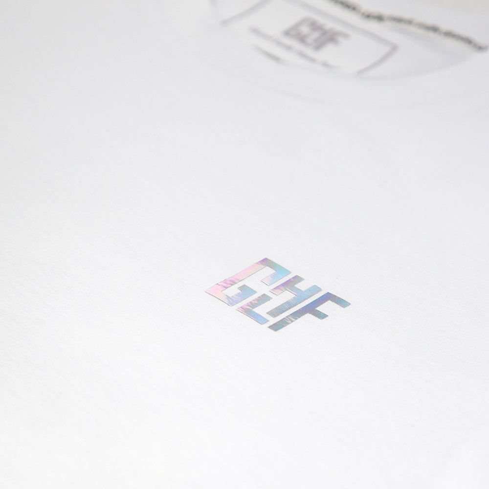 FragON - Holografic Logo Unisex T-shirt White, 2XL