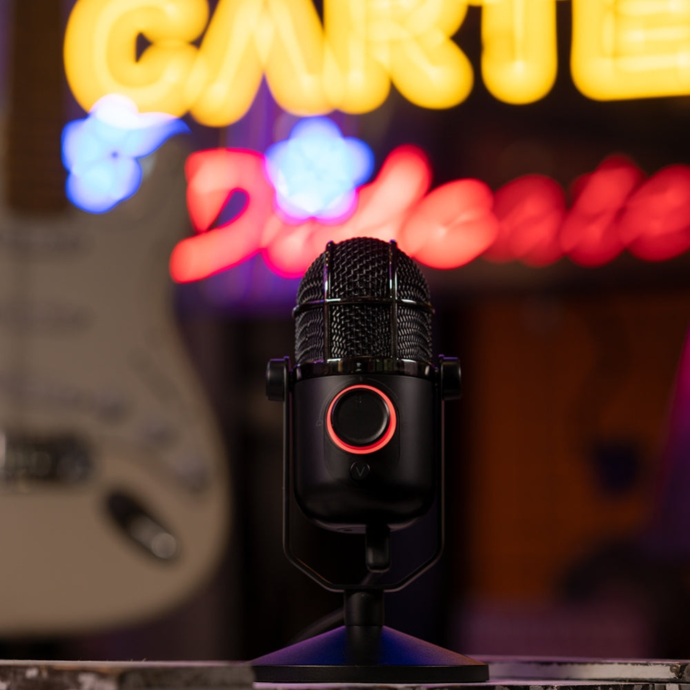 THRONMAX M3PLUS Condenser USB MDRILL DOME PLUS JET 96kHz Microphone, Black