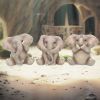 Three Baby Elephants Figurine Elephant Ornaments