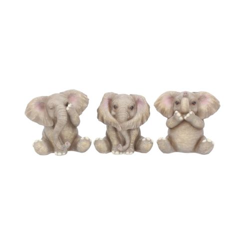 Three Baby Elephants Figurine Elephant Ornaments