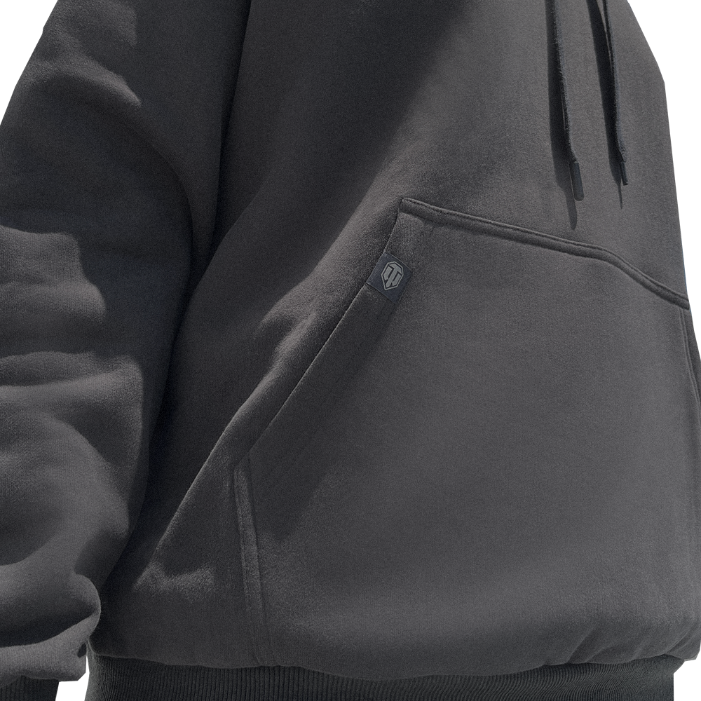 World of Tanks Hoodie with embossing grey, S