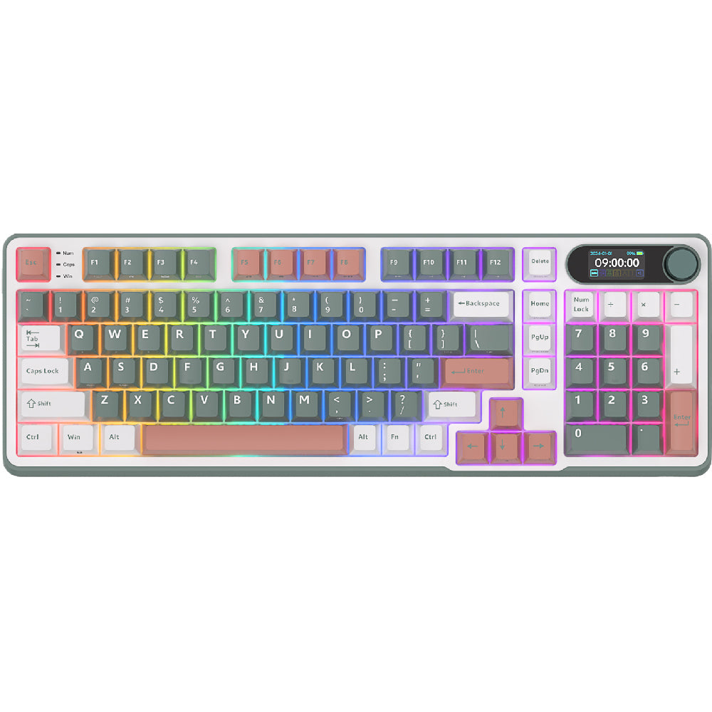Royal Kludge S98 TFT Linear 98K Camping - RGB ANSI (ENG) wireless