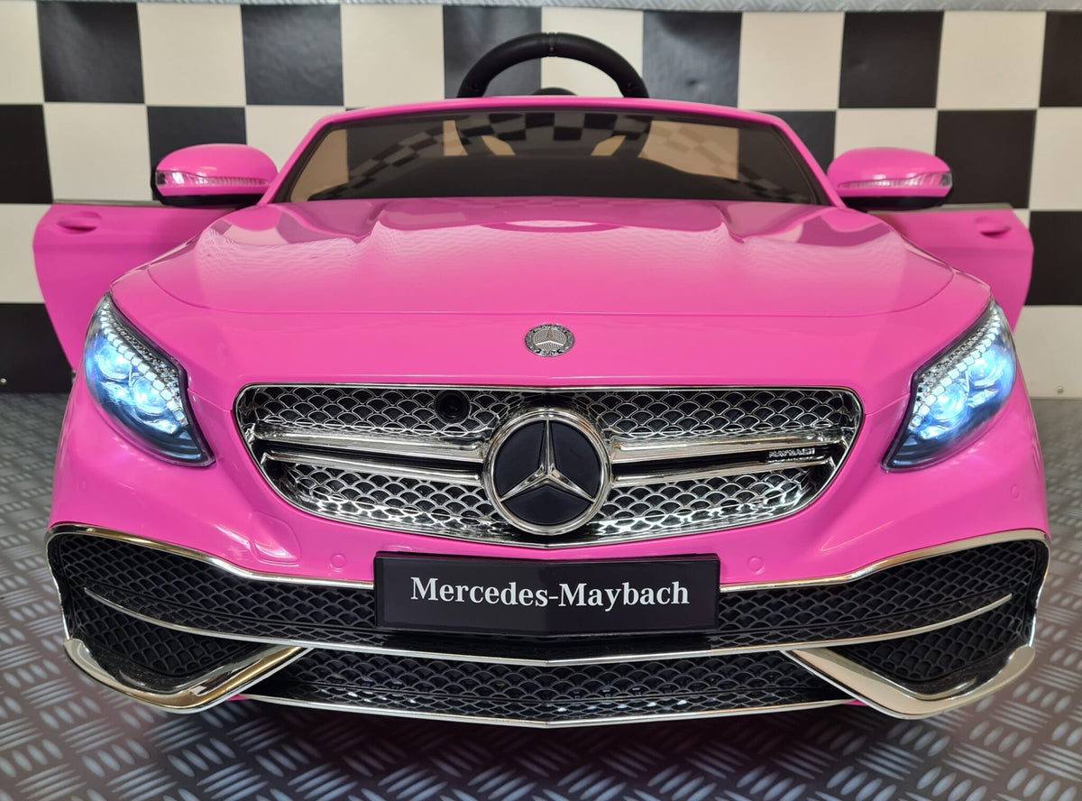 Mercedes-Benz Maybach S650 12V elbil för barn – 1 person, rosa