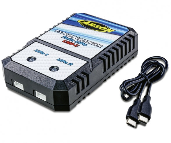 Expert Charger Twin LiPo USB-C 2A