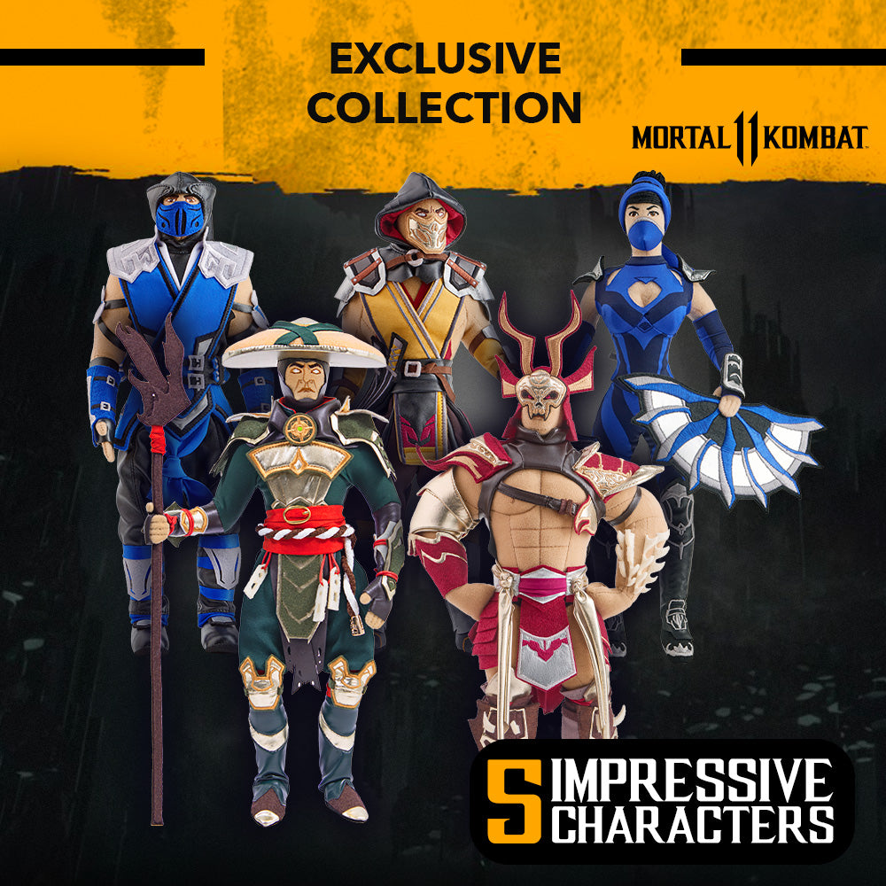 Collectible plush MORTAL KOMBAT Sub-Zero 44 cm