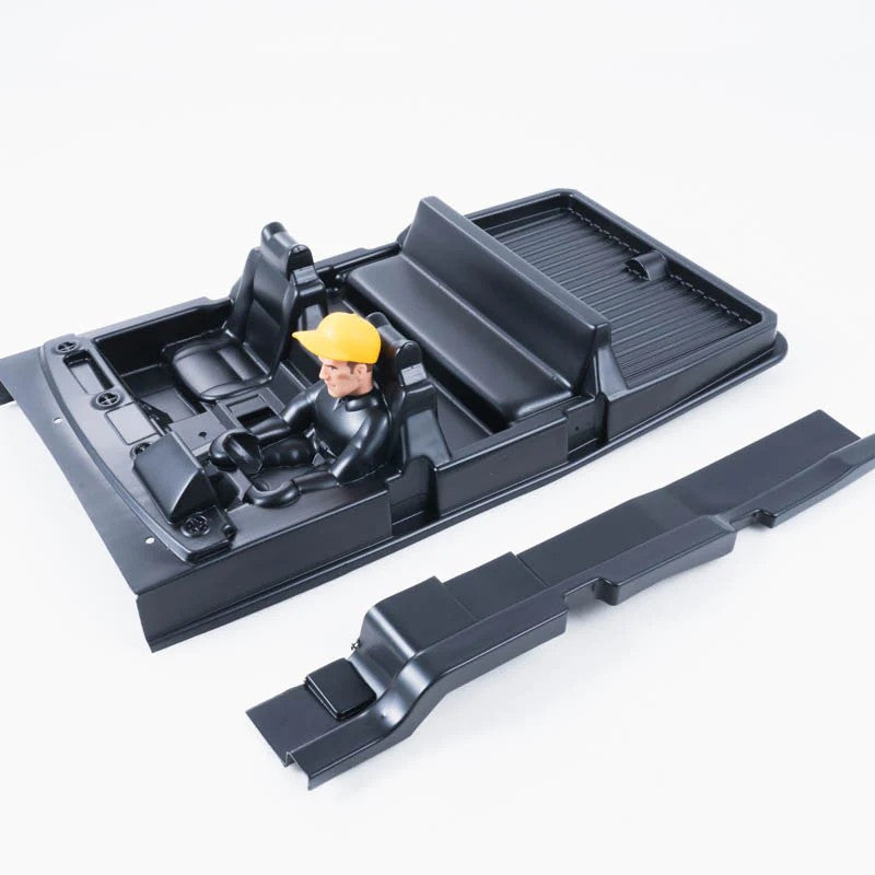 FCX10 Land Rover serie 11044 - CLEAR CAR BODY SET