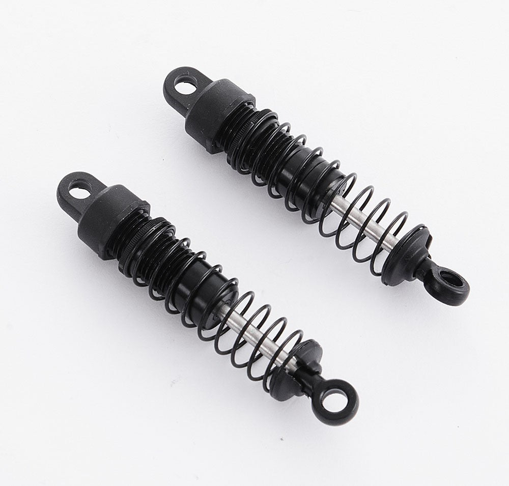 FCX18II F100 Brushed -ABSORBERS ASSEMBLY 1PAIR (WITH SPRING)
