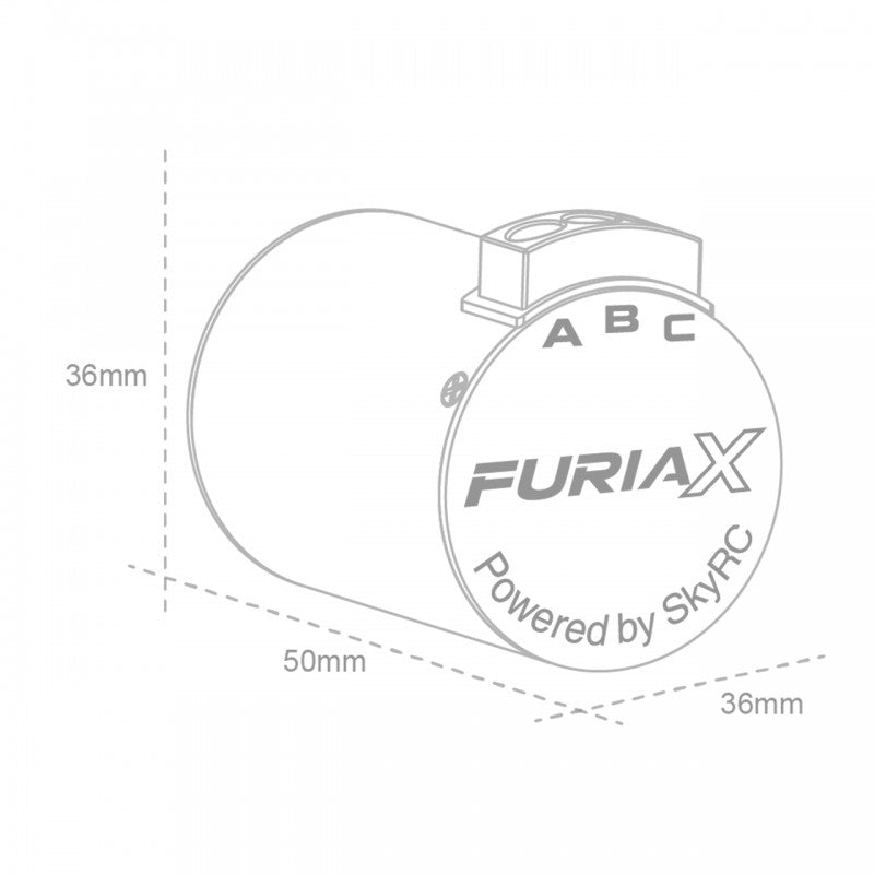 FuriaX Supa 3650 Brushless Motor 3600KV