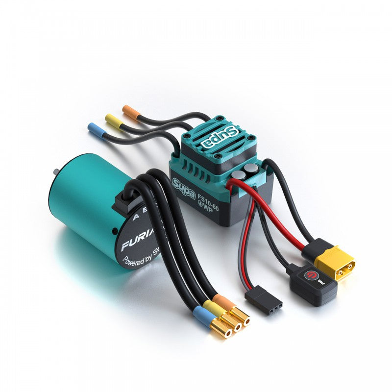 FuriaX Supa 60A 1/10 Sensored Brushless Combo set 3100KV