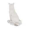 White Ghost Wolf Figurine Ornament