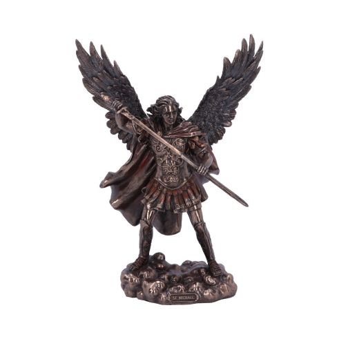 Bronze Saint Michael the Defender Archangel Figurine