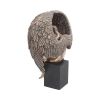 Bronzed Religious Contemplative Angel's Reflection Figurine26cm