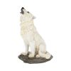 Storms Cry Howling White Wolf Figure 20cm