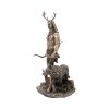 Herne and Animals Folklore Bronzed Figurine