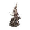 Herne and Animals Folklore Bronzed Figurine