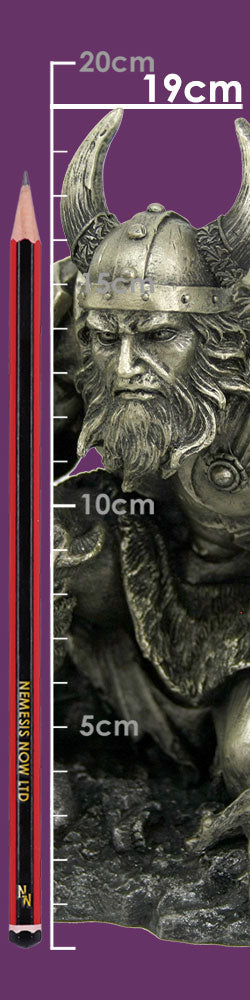 Metallic Norse God Thunder of Thor Figurine
