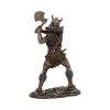 Berserker bronze Viking medium warrior figurine with axe