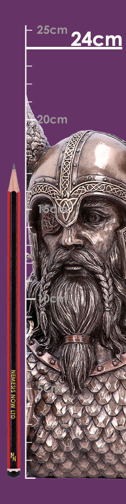 Bronze Odins Messengers Norse God Bust