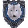 White Winter Ghost Wolf Wine Glass Goblet