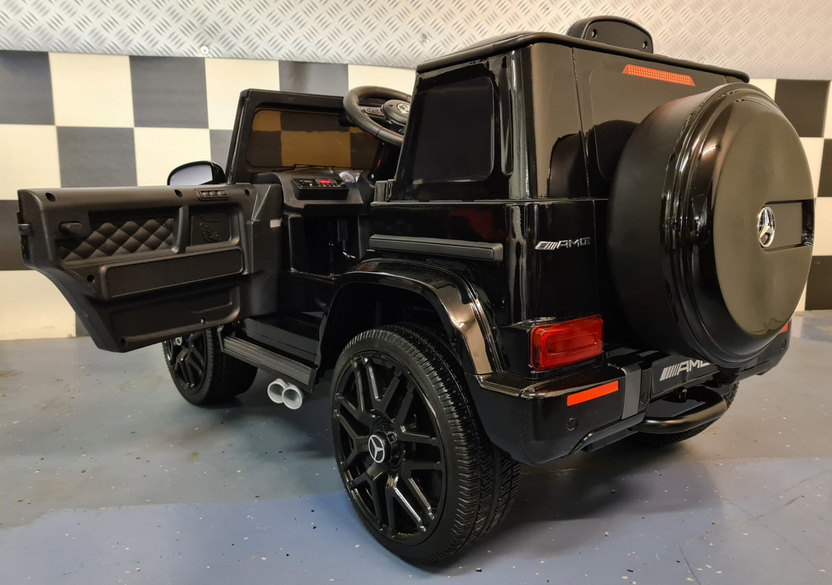 Børnebil Mercedes G63 12V sort 1-personers