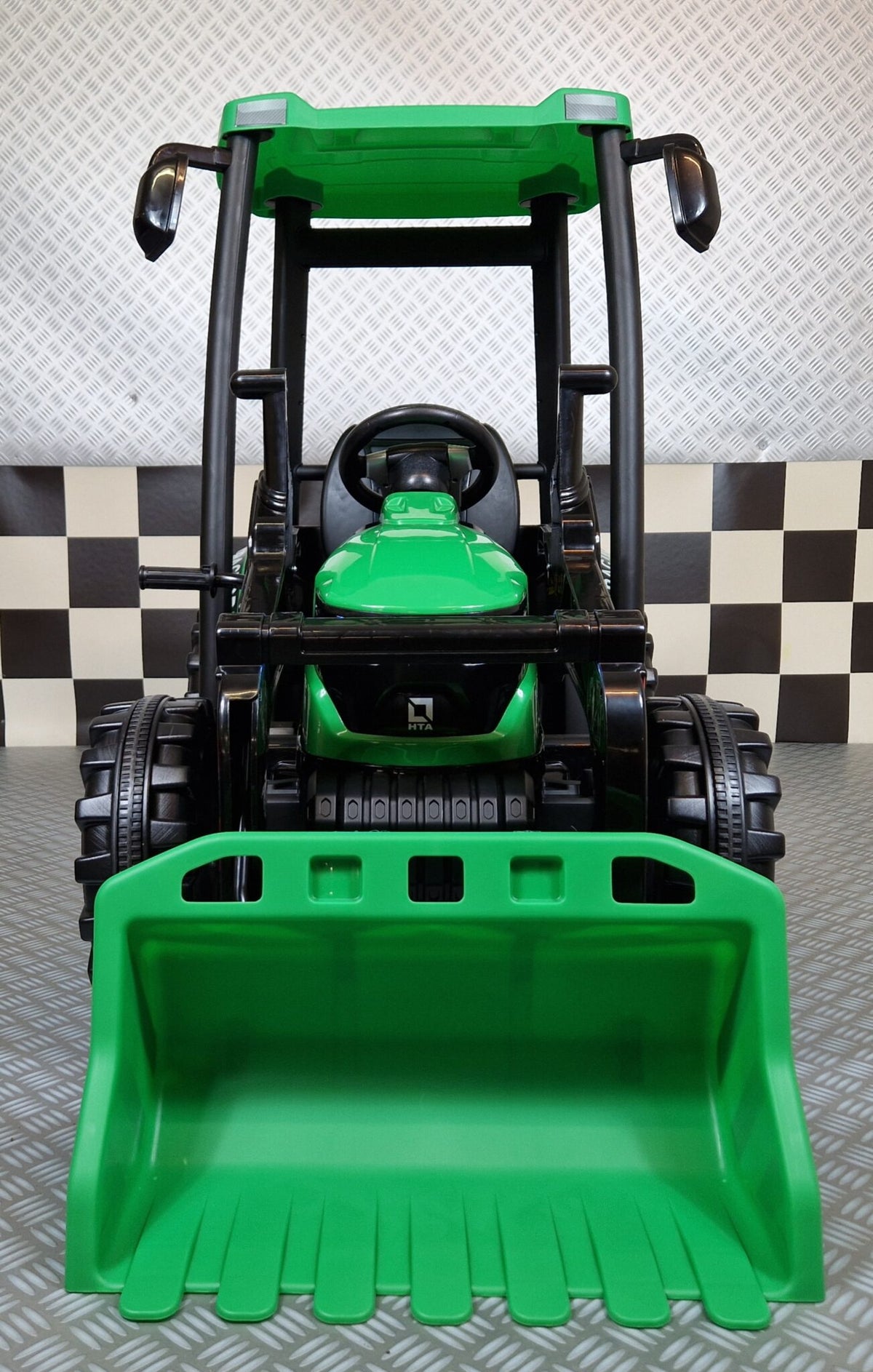 Barntraktor 24V med släp