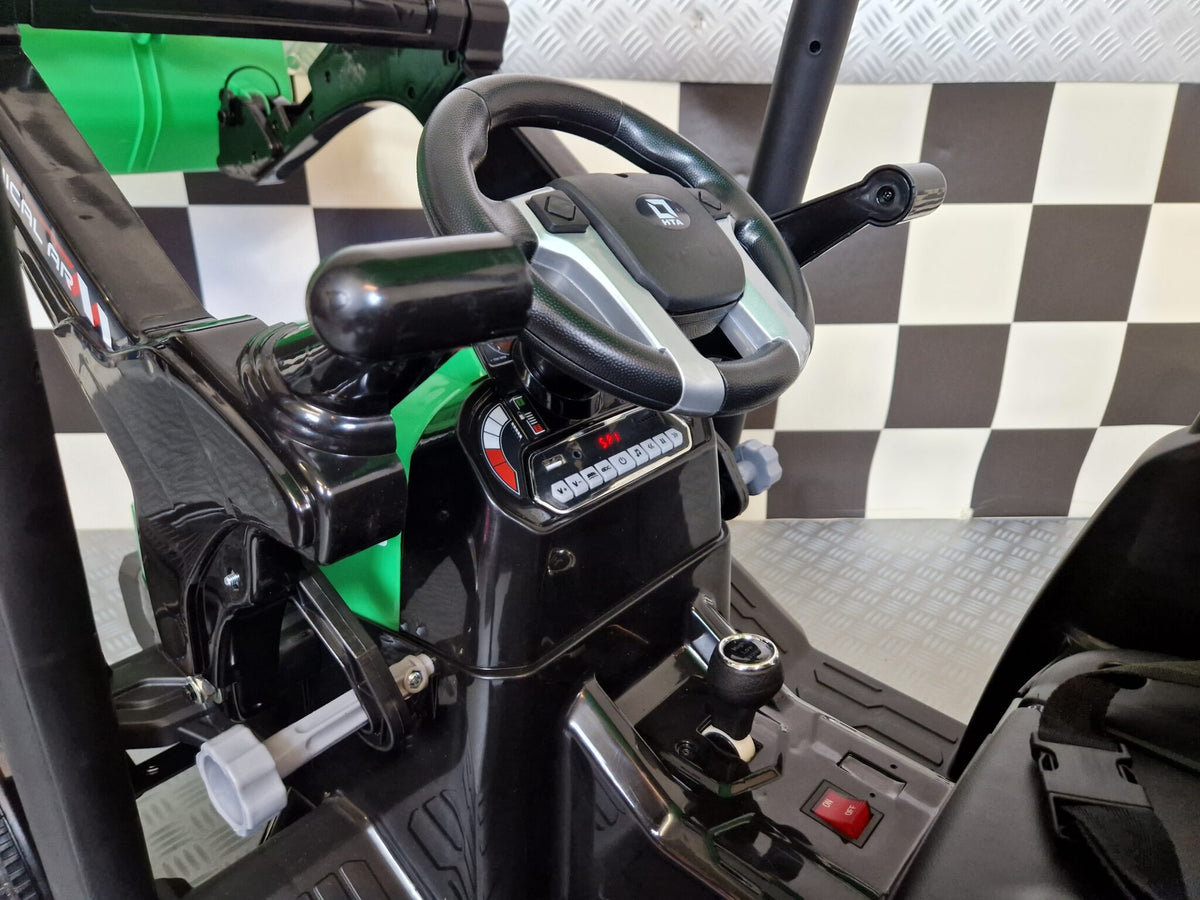 Barntraktor 24V med släp