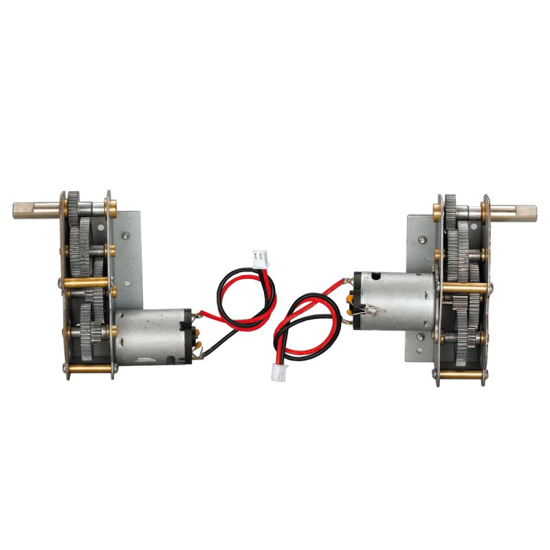 Metal gear set with motors for Panzer III.