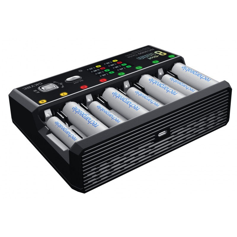 NC3000 Octa AA/AAA NiMH/NiCD Battery Charger & Analyzer