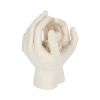 Large Shelter 17.5cm Baby in Cradled Hand Figurine