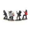 One Hell of a Band Figurine Set Drummer Bassist Guitarist Vocalist Ornament Set