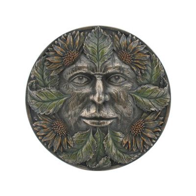 Bronzed Midsummer Tree Spirit Wall Plaque