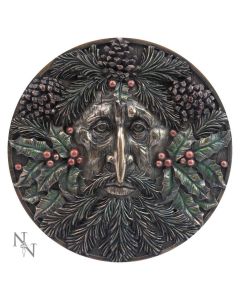 Bronzed Autumn Equinox Tree Spirit Wall Plaque