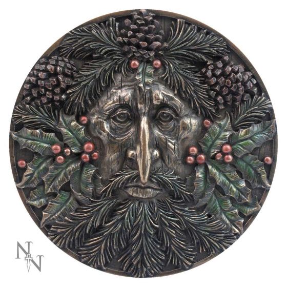 Bronzed Winter Tree Spirit Wall Plaque