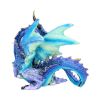 Piasa Sky Blue and Violet Small Fantasy Dragon Figurine