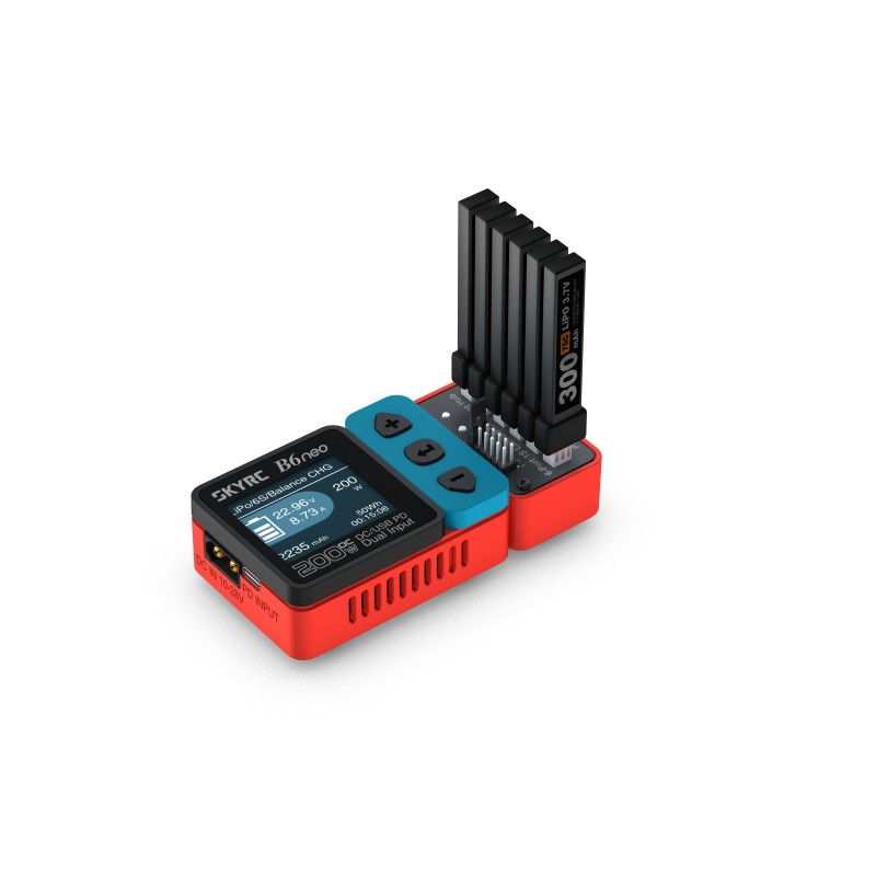 OSH 6-Port 1S Lithium Battery Charging Hub with PH2.0 Connector
