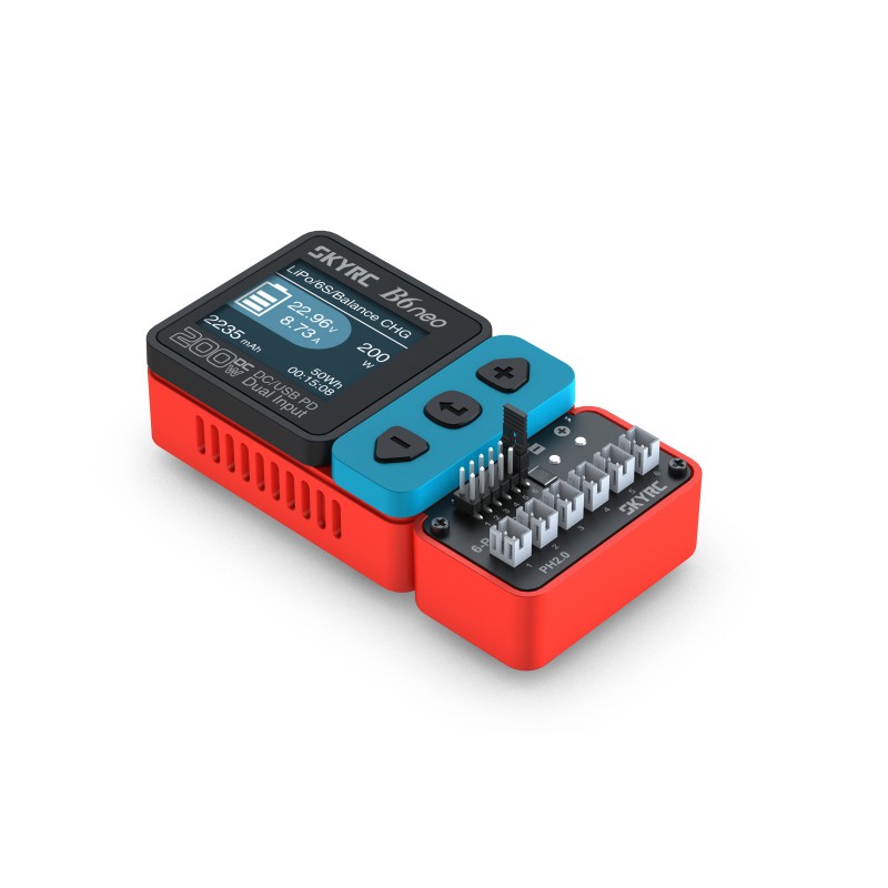 OSH 6-Port 1S Lithium Battery Charging Hub with PH2.0 Connector