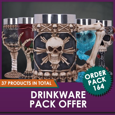 Gothic Roses Goblet Skull Horror Roses Wine Glass