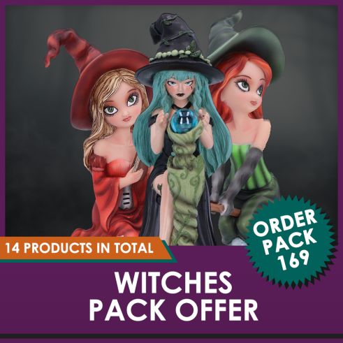 Agatha Witch Figurine 15cm