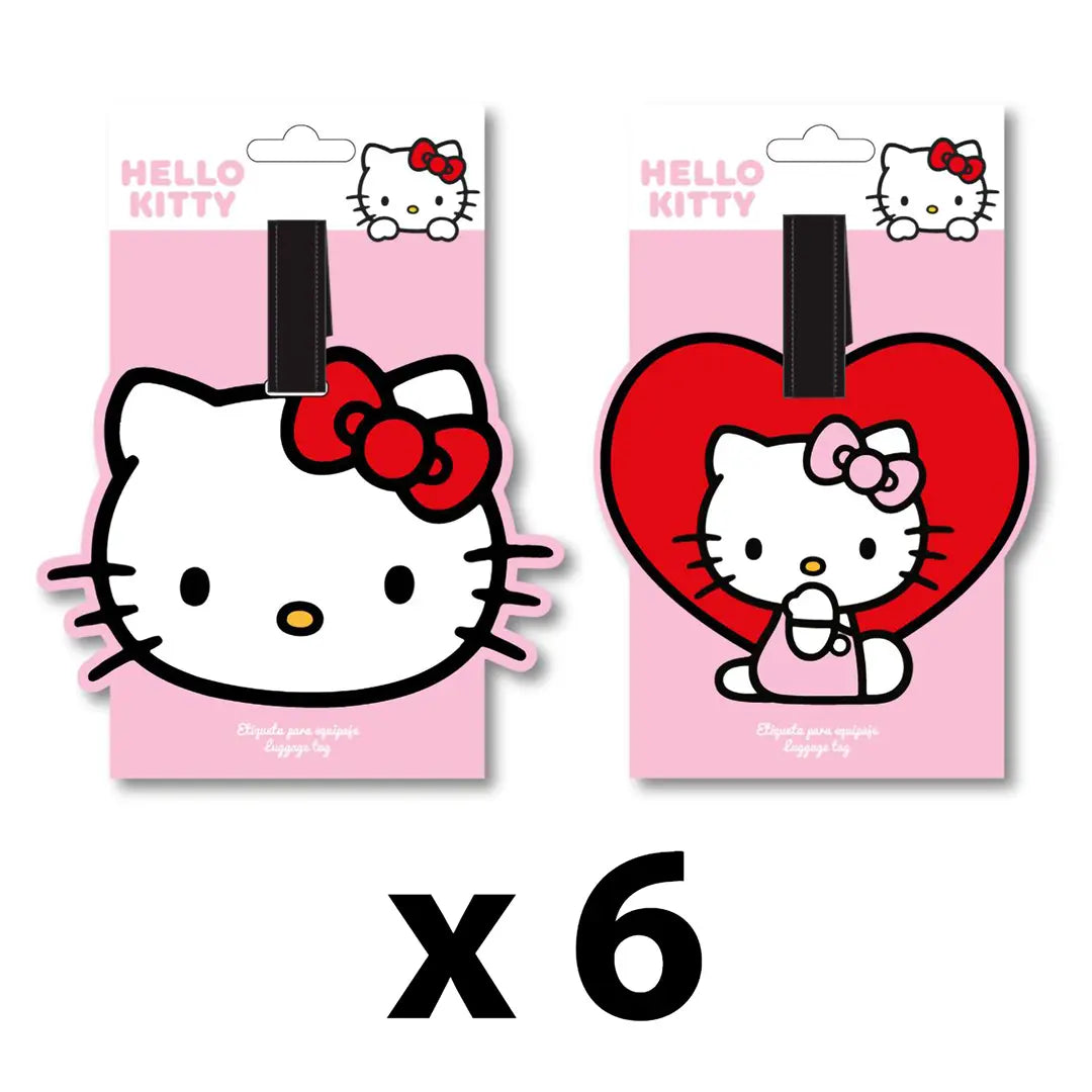 12 x Travel tag - Hello Kitty