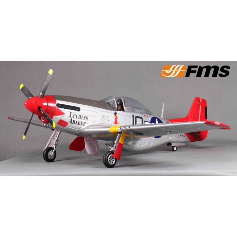 Plane 1400mm P51 Red Tail (V8) PNP kit