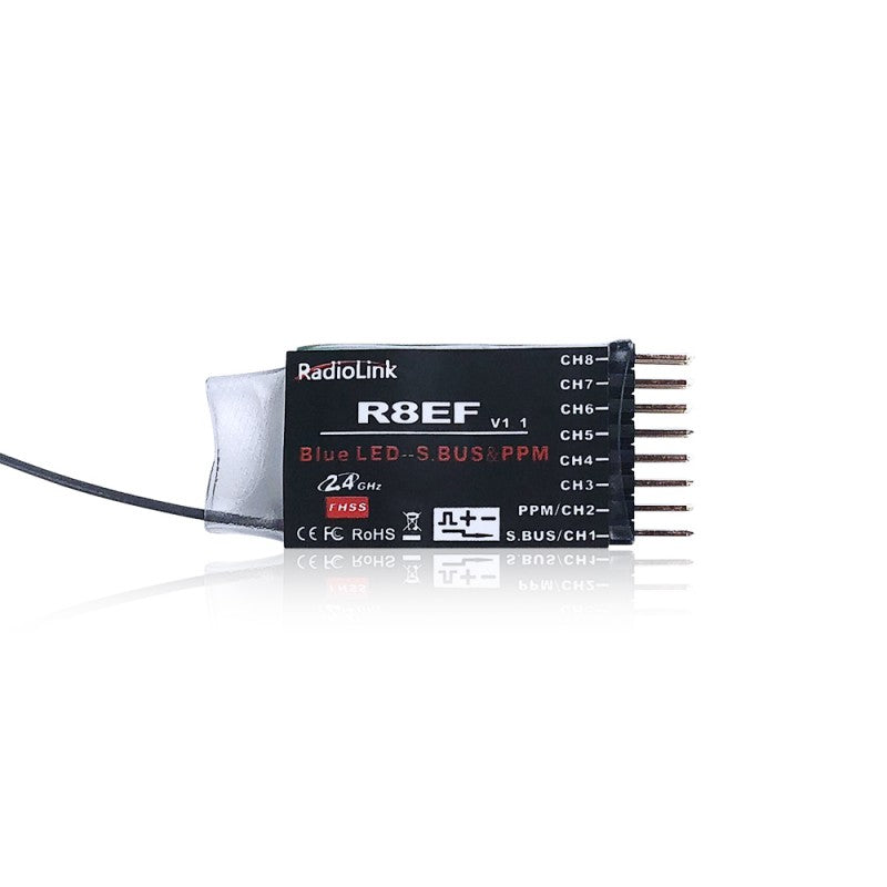 T8FB 8-Channels radio with Bluetooth (Mode 1) with R8EF Receiver