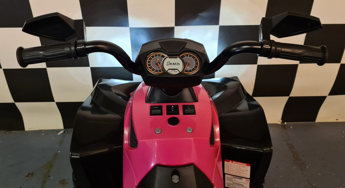 Phyton 12V børnequad – 1 person, pink