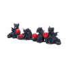 Midnight Treasures Mini Dragon Figurine Set of 4