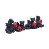 Midnight Treasures Mini Dragon Figurine Set of 4