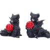 Midnight Treasures Mini Dragon Figurine Set of 4