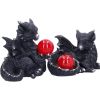 Midnight Treasures Mini Dragon Figurine Set of 4