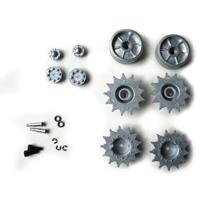 Sherman M4A3 metal drive and idler wheel
